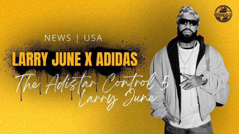 Larry June Adidas Adistar Control 5 sneaker collaboration