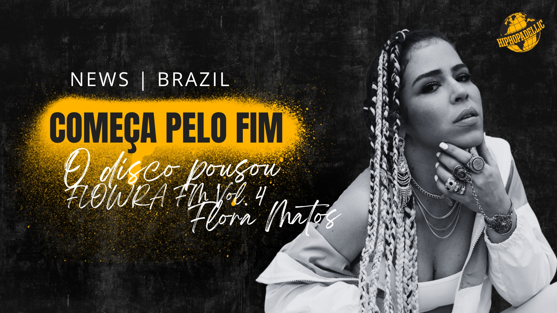 Flora Matos FLOWRA FM Disco Voador 4 álbum capa Brasil 2026