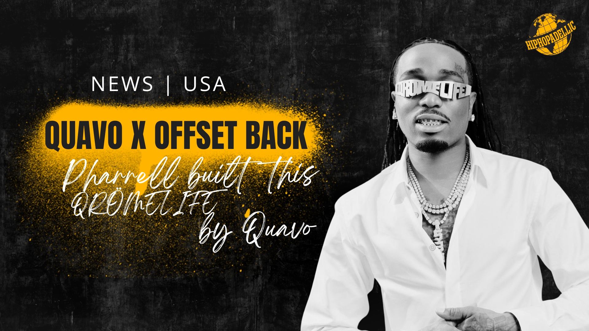 Quavo QRÖMELIFE album 2026 Pharrell Quality Control